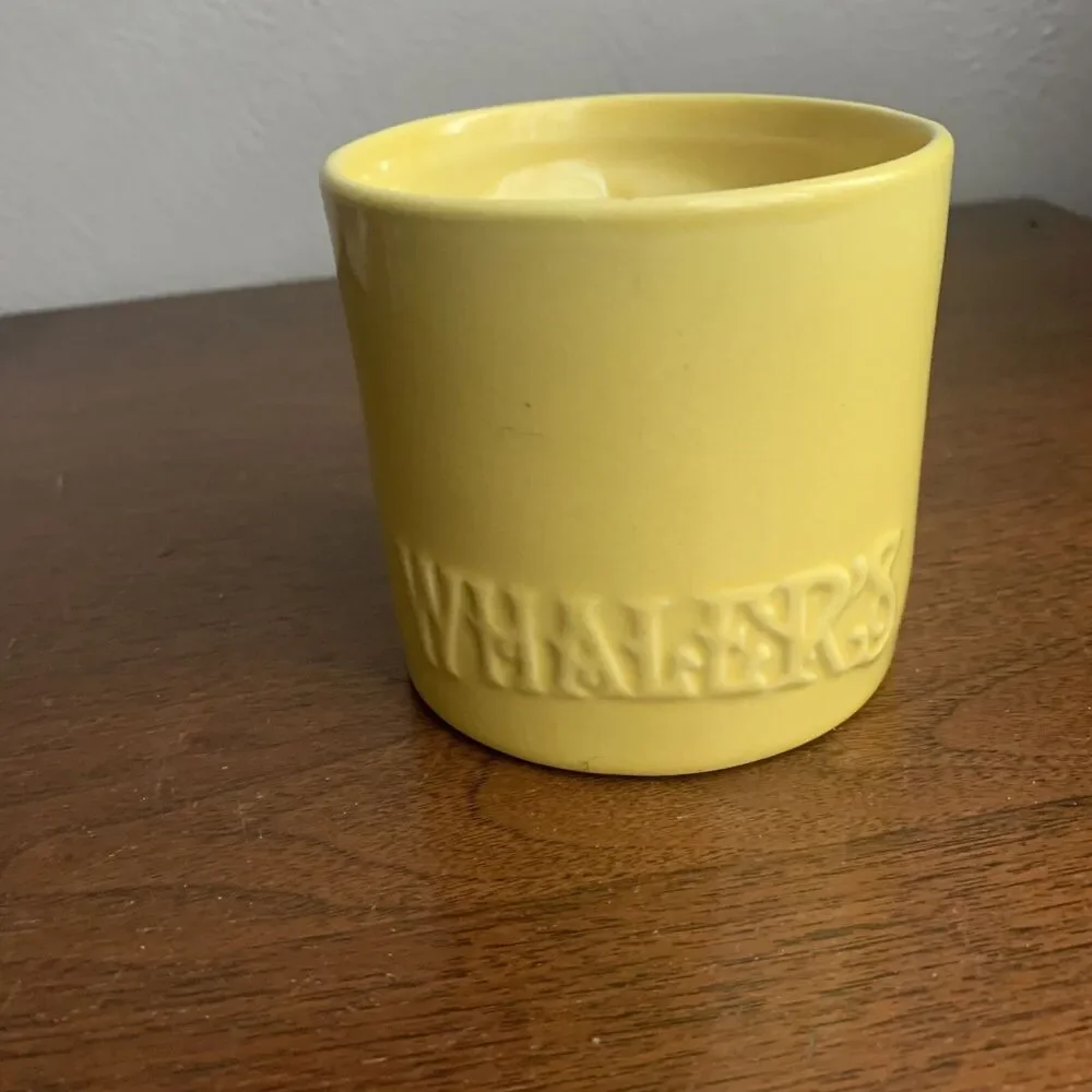 Whaler's Moai Head Tiki Tumbler or Mug Cup Vibrant Yellow